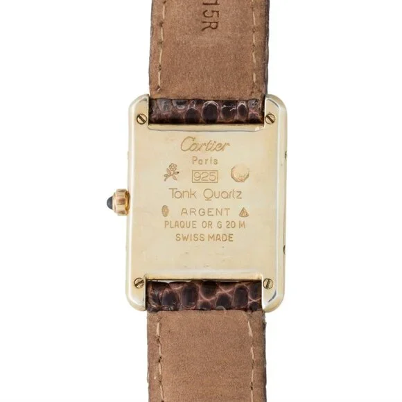 Cartier Ladies 18kt Must de Cartier Tank Watch - Picture 4 of 4